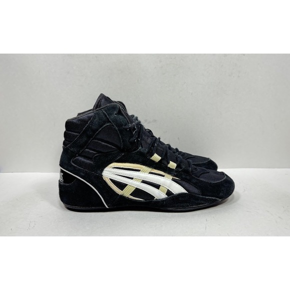 Vintage Asics Counter Wrestling Shoes 1990's Black JL802 Men's 10 Retro
